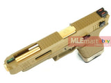 WE G35 GBB Pistol (Tan Slide, Tan Frame, Gold Barrel) - MLEmart.com