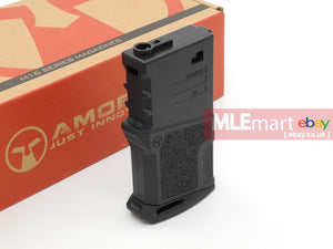 Ares Amoeba Polymer 120 rds Short Magazines for M4/M16 AEG - Black - MLEmart.com