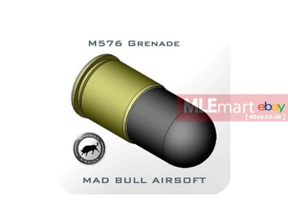 MLEmart.com - Madbull M576 Hi-Power Rubber Head Training Shell