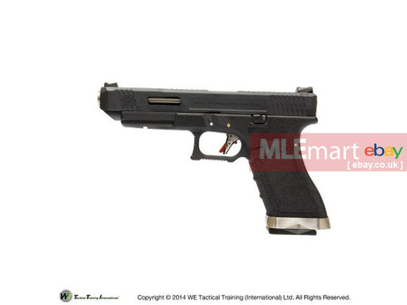 WE G34 GBB Pistol (Black Slide,Black Frame,Silver Barrel) - MLEmart.com