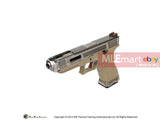 WE G34 GBB Pistol (Silver Slide,Tan Frame,Silver Barrel) - MLEmart.com