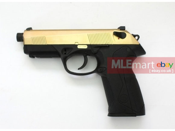 WE Metal Slide Bulldog PX4 GBB Pistol (Gold Slide) - MLEmart.com