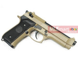 WE M92 Full Metal GBB Pistol - TAN - MLEmart.com