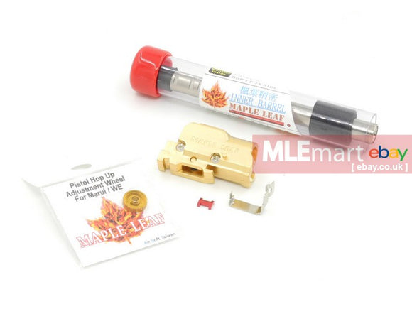 MLEmart.com - Maple Leaf Complete Hop Up Chamber w/ 97mm Inner Barrel Set For Marui / WE / VFC / Stark Arms G17 / 18 GBB Pistol