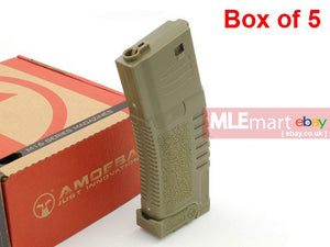 Ares Amoeba S Class Sport-line ABS 140 rds Magazines for M4/M16 AEG - DE (5 pcs / Box) - MLEmart.com