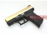 WE XDM-45ACP Compact 3.8GBB Pistol with Single magazine version (Gold) - MLEmart.com