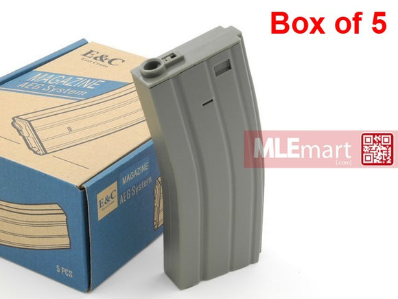 E&C 160 rds Magazine For M4 / M16 AEG (OD - Box of 5) - MLEmart.com