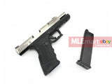 WE GP1799 GBB Pistol (Silver Slide,Black Frame,Silver Barrel ) - MLEmart.com