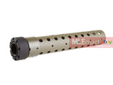 MLEmart.com - Madbull PRI licensed GIII Round 12.5 inch Rail w/ Extra Adjustable Rail Sections - OD (Mat. Carb