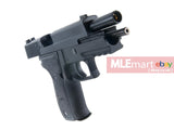 WE Full Metal Tactical F226 E2 Rail Gas Blow Back Pistol (Black) - MLEmart.com