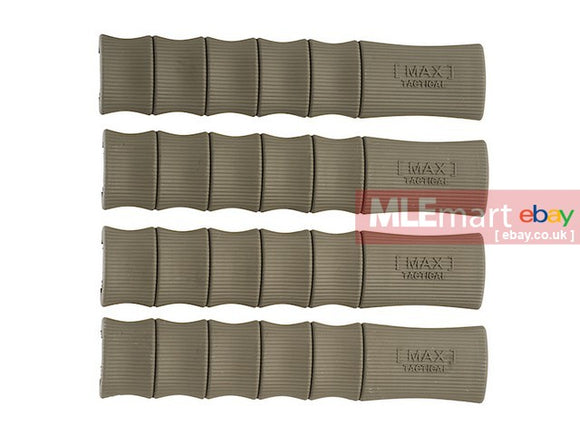 MLEmart.com - Madbull Max Tactical Rubber Bamboo Rail Cover(OD)