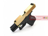 WE Metal Slide G27 GBB Pistol Gen 4 Frame Version (Gold) - MLEmart.com