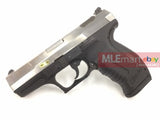 WE Metal Slide P99 GBB Pistol with Silver Slide (2-Tone) - MLEmart.com