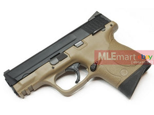 WE Metal Slide M&P Compact GBB Pistol Full Auto w/ 2 Mags - Tan - MLEmart.com