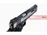 WE HI-CAPA 6 Inch IREX GBB SV-Force Pistol (2-Tone , Silver Barrel, With Marking Slide) - MLEmart.com