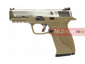 WE N&P XW40 Bird-Dragon Scale Edition with Gold Barrel GBB - 2 Tone Tan Frame - MLEmart.com