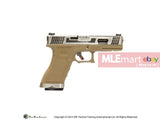 WE G17 GBB Pistol (Silver Slide, Tan Frame, Silver Barrel) - MLEmart.com