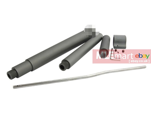 Angry Gun WCRS Aluminum Outer Barrel Kit (12 / 14.7 inch / TM AEG / Black) - MLEmart.com