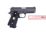 WE HI-CAPA 3.8 1938 A Full Metal GBB Pistol - Black - MLEmart.com