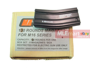 MLEmart.com - MAG 130rd Magazine for M4/M16 AEG with Marking (8pcs)