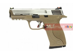 WE N&P XW40 Bird-Dragon Scale Edition with Silver Barrel GBB - 2 Tone Tan Frame - MLEmart.com