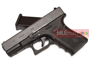 WE G19 Metal Silde GBB Pistol (Black) - MLEmart.com