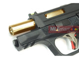 WE Metal Slide M&P Compact Semi-Auto Force GBB (Black Slide/Gold Barrel/Black Frame) - MLEmart.com