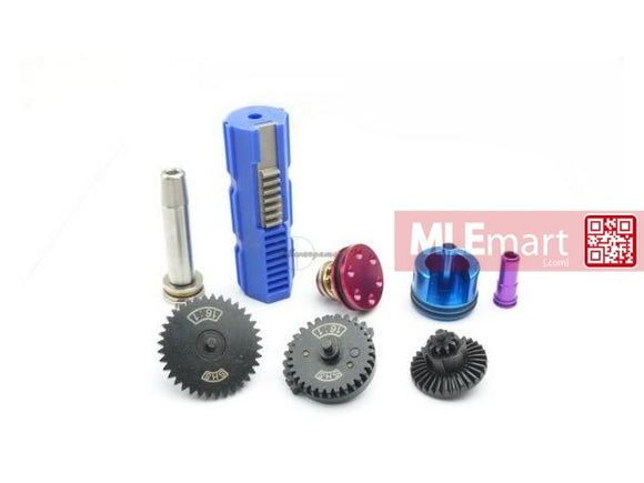 SHS New Type CNC 16:1 Speed Up Gear Full Tune-Up Set for AK AEG with 7 Steel Teeth Piston - MLEmart.com