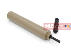 Airsoft Artisan SF / G Style 762 Silencer with Range-up Adapter Kit - 35mm x 220mm - DE (KJ/Tanaka M700) - MLEmart.com