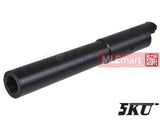 5KU 125mm Aluminium Outer Barrel for Marui Hi-Capa 5.1 GBB (Black) - MLEmart.com