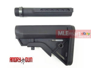 Angry Gun M4 SOPMOD Stock with CNC 6 Pos buffer tube - Marui MWS Version - MLEmart.com