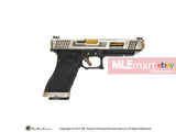 WE G34 GBB Pistol (Silver Slide,Black Frame,Gold Barrel) - MLEmart.com