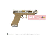 WE G34 GBB Pistol (Silver Slide,Tan Frame,Gold Barrel) - MLEmart.com