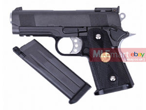 WE HI-CAPA 3.8 1938 B Full Metal GBB Pistol - Black - MLEmart.com