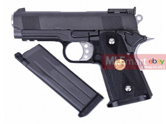 WE HI-CAPA 3.8 1938 B Full Metal GBB Pistol - Black - MLEmart.com