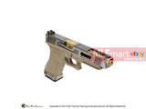 WE G34 GBB Pistol (Silver Slide,Tan Frame,Gold Barrel) - MLEmart.com