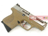 WE Metal Slide M&P Compact Semi-Auto Force GBB (Silver Slide/Silver Barrel/Tan Frame) - MLEmart.com