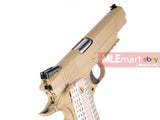 WE USMC M45A1 GBB CQB Pistol (Dark Earth) - MLEmart.com