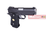 WE Baby Hi-Capa 3.8 Type 8 Full Metal GBB Pistol-BK - MLEmart.com