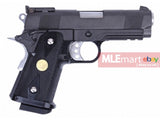 WE HI-CAPA 3.8 1938 B Full Metal GBB Pistol - Black - MLEmart.com