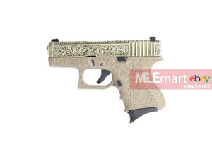 WE Classic Pattern G27 GBB Pistol (Bronze slide / Tan Frame) - MLEmart.com