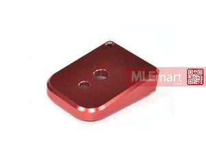 5KU IPSC Metal Magazine Base Type 6 for Marui Hi-Capa (Red) - MLEmart.com