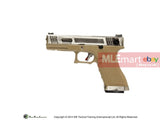 WE G18C GBB Pistol (Silver Slide,Tan Frame,Silver Barrel) - MLEmart.com