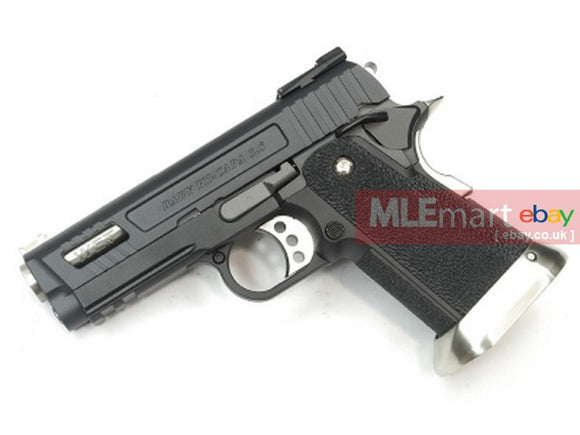 WE HI-CAPA 3.8 Velociraptor series GBB Pistol  (Black Silde) - MLEmart.com