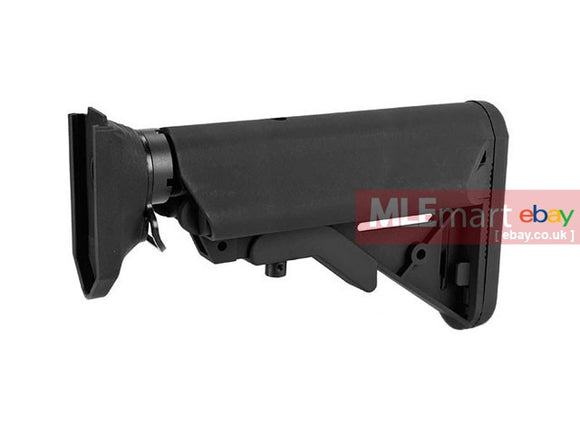 WE Complete M4 Style Stock Assembly with Sling Plate for SCAR GBB (Black) - MLEmart.com