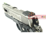 WE HI-CAPA 3.8 Velociraptor series GBB Pistol (Silver Silde) - MLEmart.com