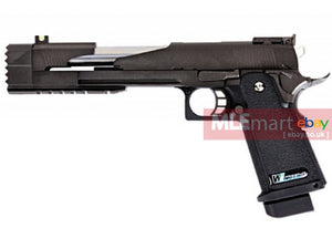 WE Hi-Capa 5.1 Dragon 7" Type A Full Metal GBB Pistol - Black - MLEmart.com