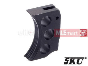 5KU Three Hole Custom Trigger for Marui Hi-Capa / M1911 / MEU (Short, Black) - MLEmart.com