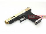 WE G34 GBB Pistol (Gold Slide,Black Frame, Silver Barrel) - MLEmart.com