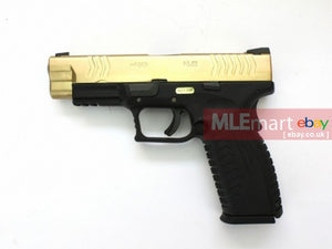 WE Metal Slide XDM Standard GBB Pistol (Gold) - MLEmart.com